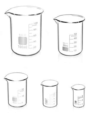 Vasos de laboratorio